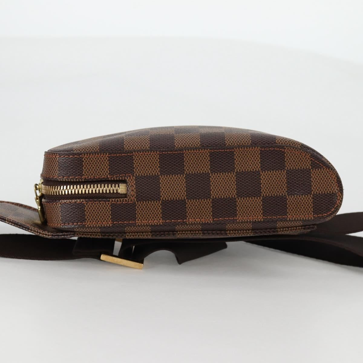 Louis Vuitton Geronimos Waist Bag Damier, BROWN, CANVAS, Travel bag
