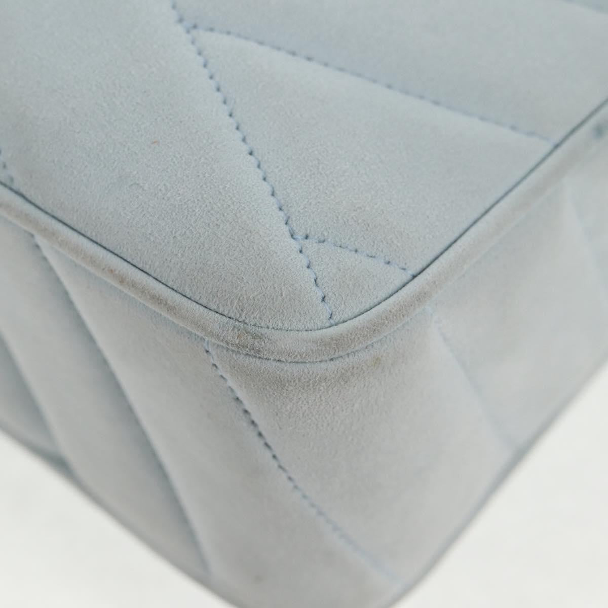 Chanel Vintage Camera bag Suede, BLUE, SUEDE, Crossbody bag