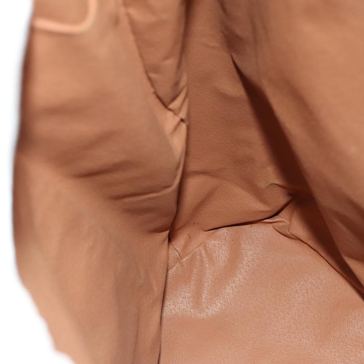 Celine Vintage Drawstring Flap Backpack Macadam Coated Canvas, BROWN, CANVAS, Backpack