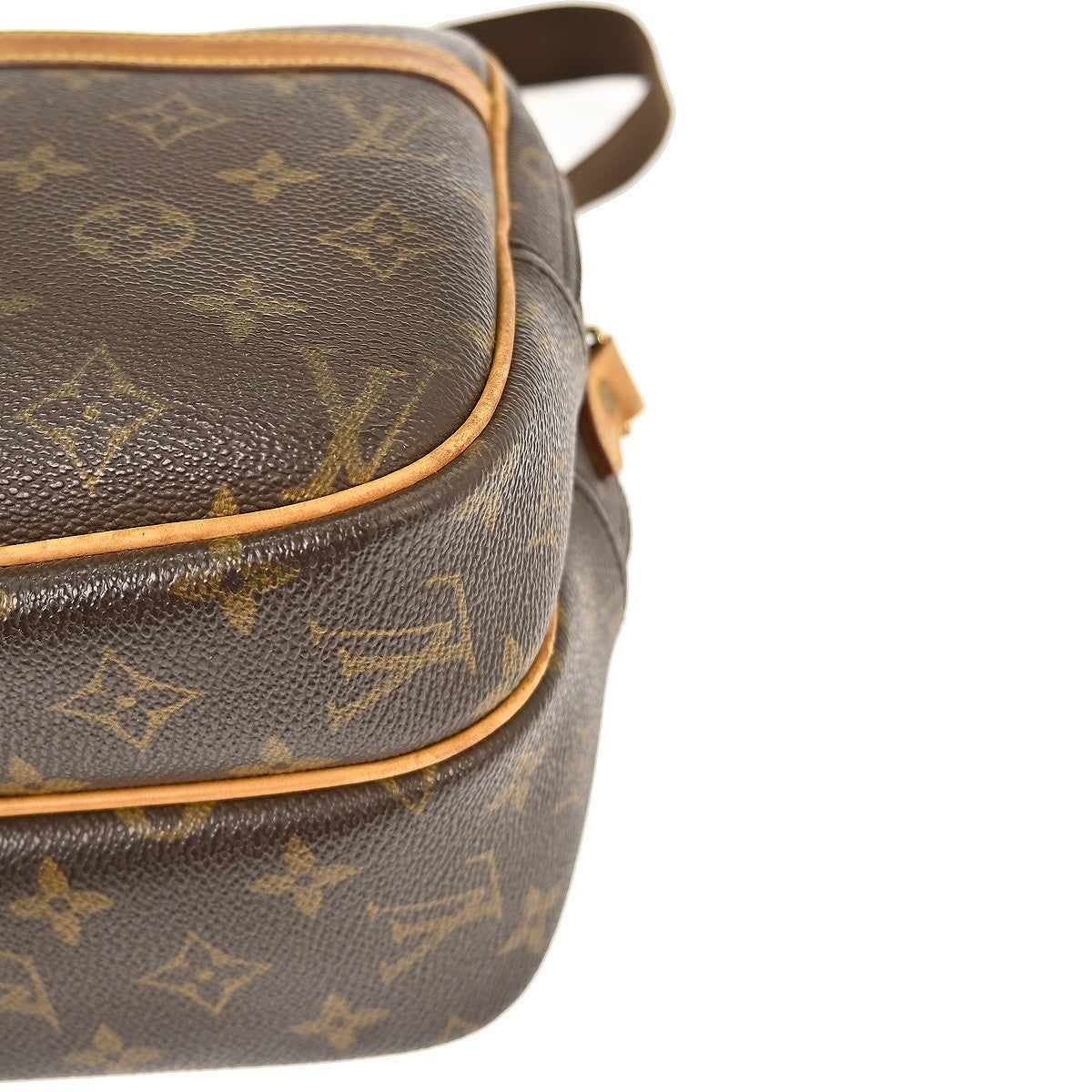 Louis Vuitton Reporter Bag Monogram Canvas, BROWN, CANVAS, Shoulder bag