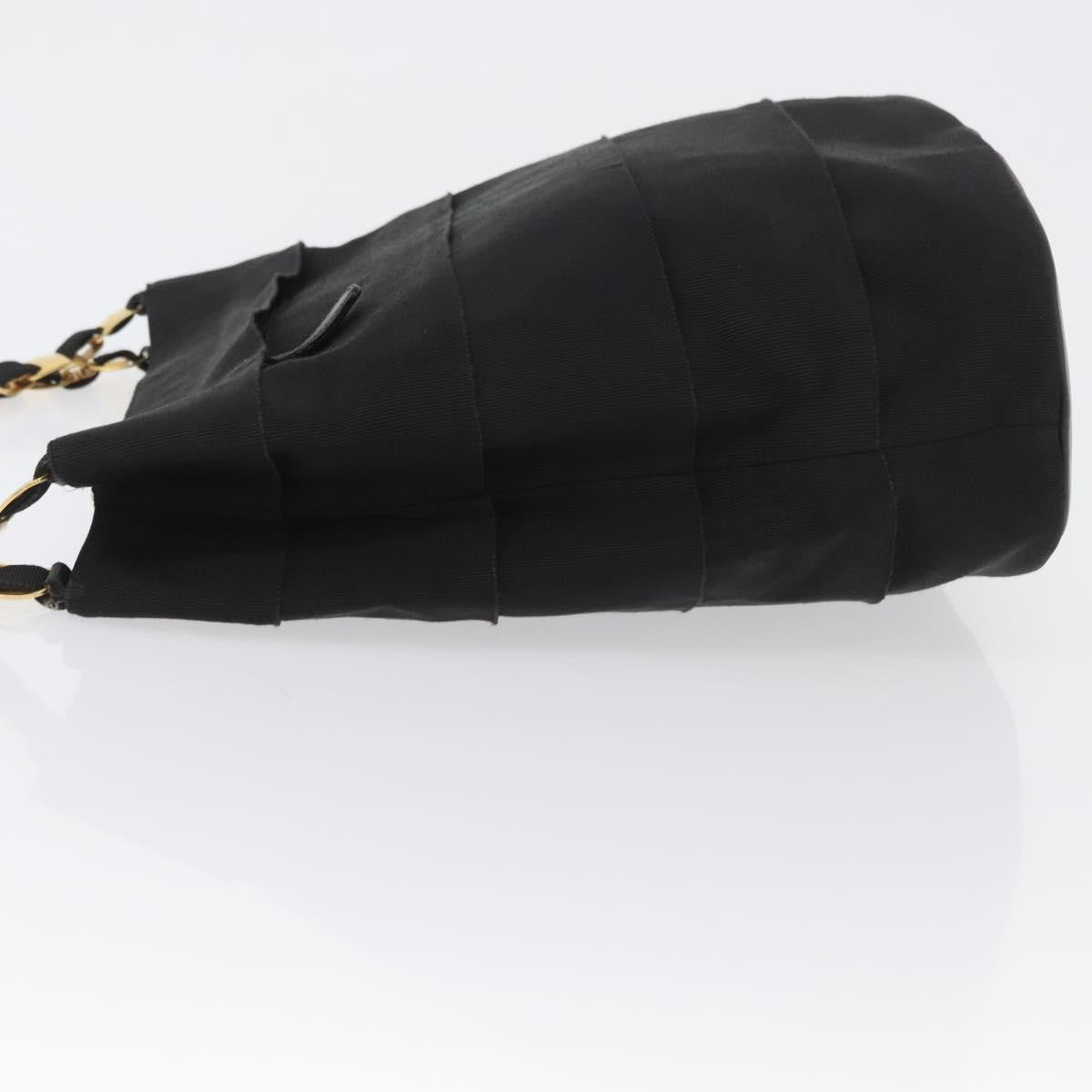 Salvatore Ferragamo Vala Shoulder Bag Nylon, BLACK, NYLON, Shoulder bag