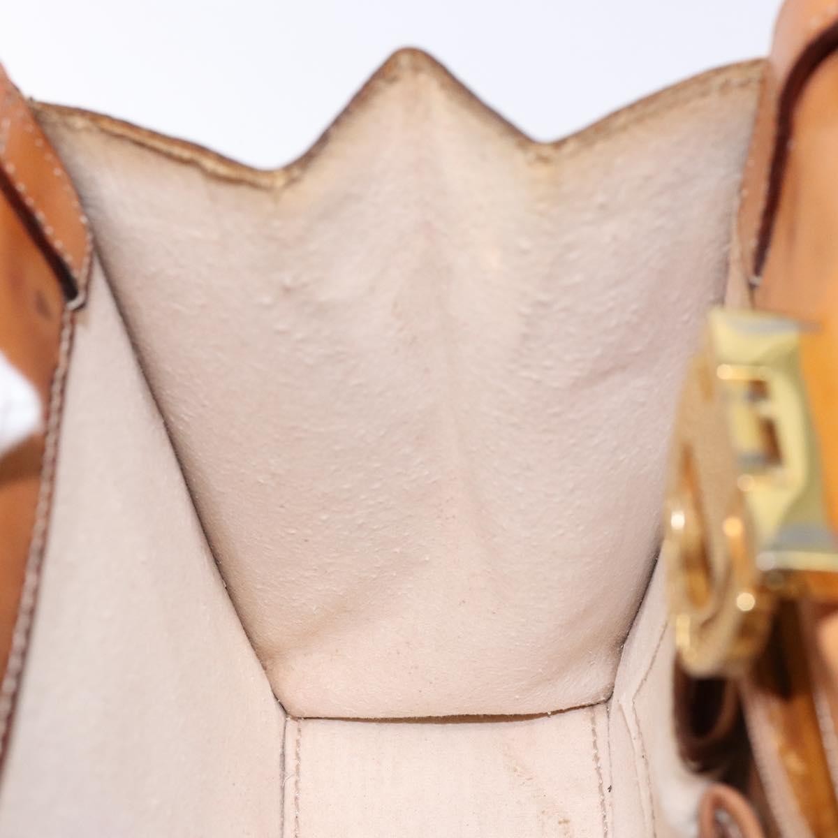 Celine Vintage Macadam Handbag Macadam, BROWN, CANVAS, Handbag