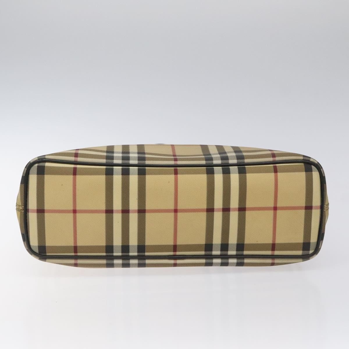 Burberry Top Handle Tote Nova Check Canvas, BEIGE, CANVAS, Tote bag