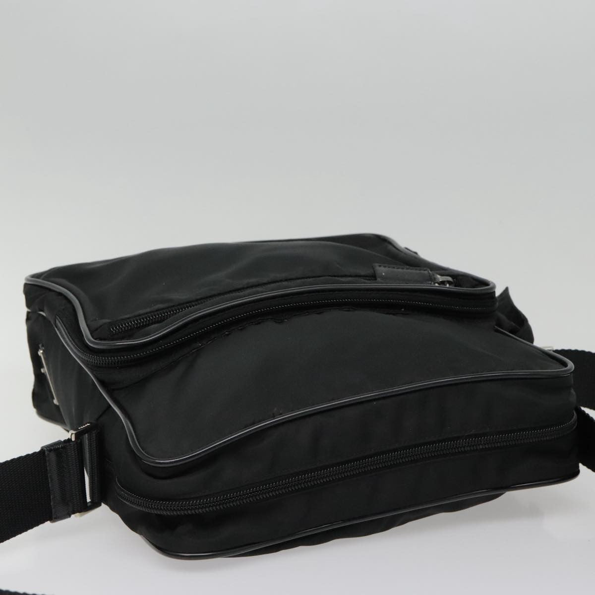 Prada Vintage Shoulder Bag Tessuto, BLACK, NYLON, Shoulder bag