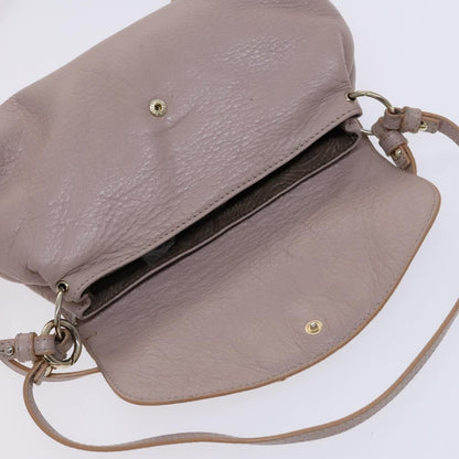 Chloe Lily Shoulder bag Leather, Purple, Leather, Shoulder Bag