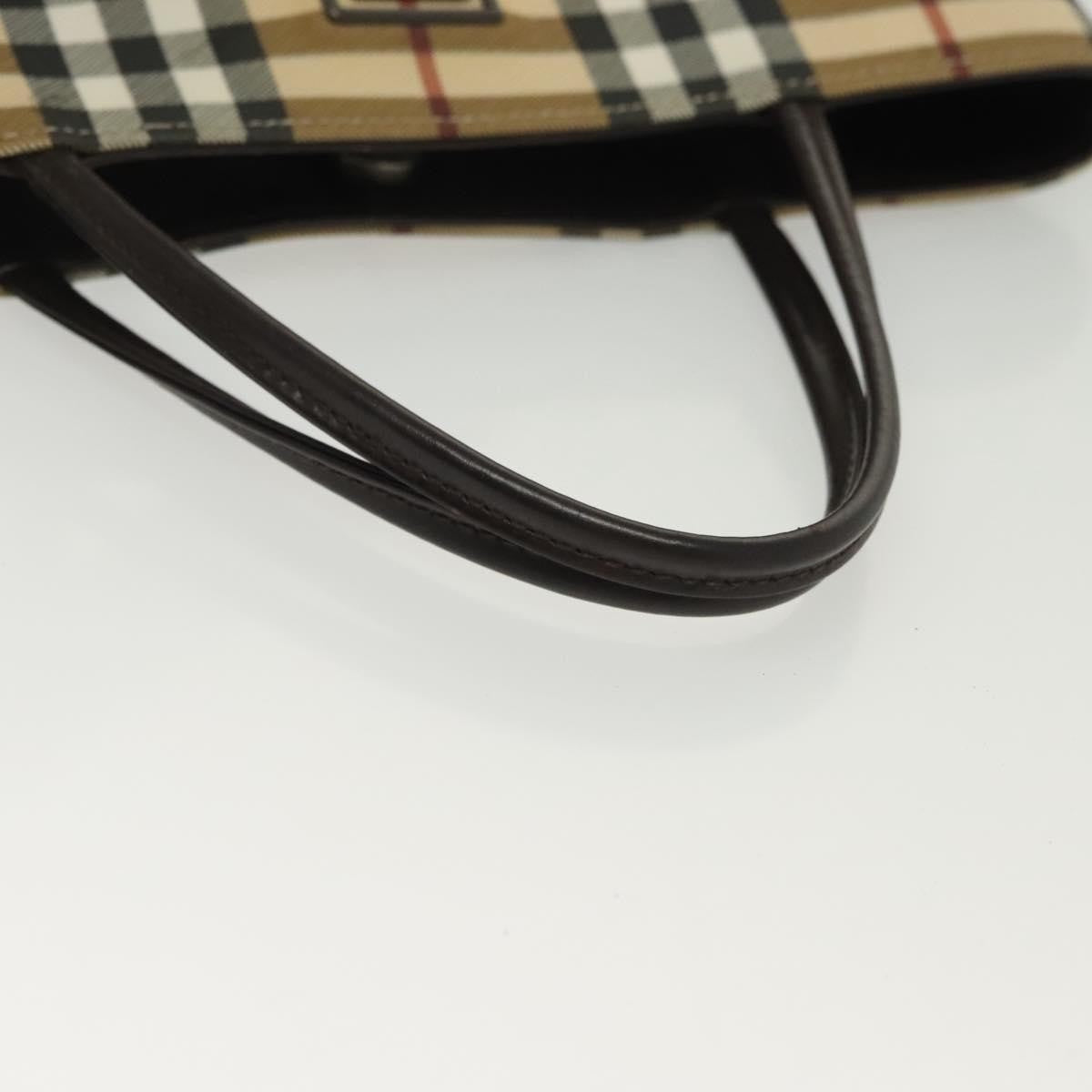 Burberry Nova Check Tote canvas check pattern, BEIGE, PVC, Tote bag