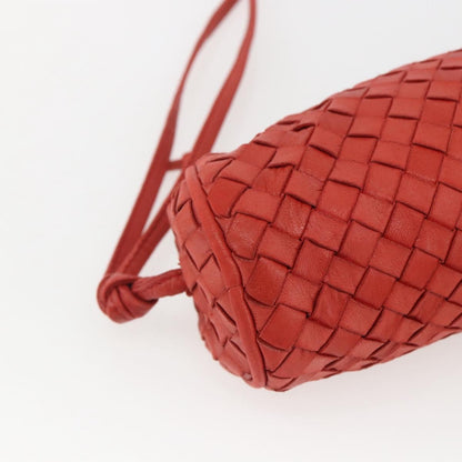 Bottega Veneta Intrecciato Clutch bag Leather, RED, LEATHER, Clutche & pouche