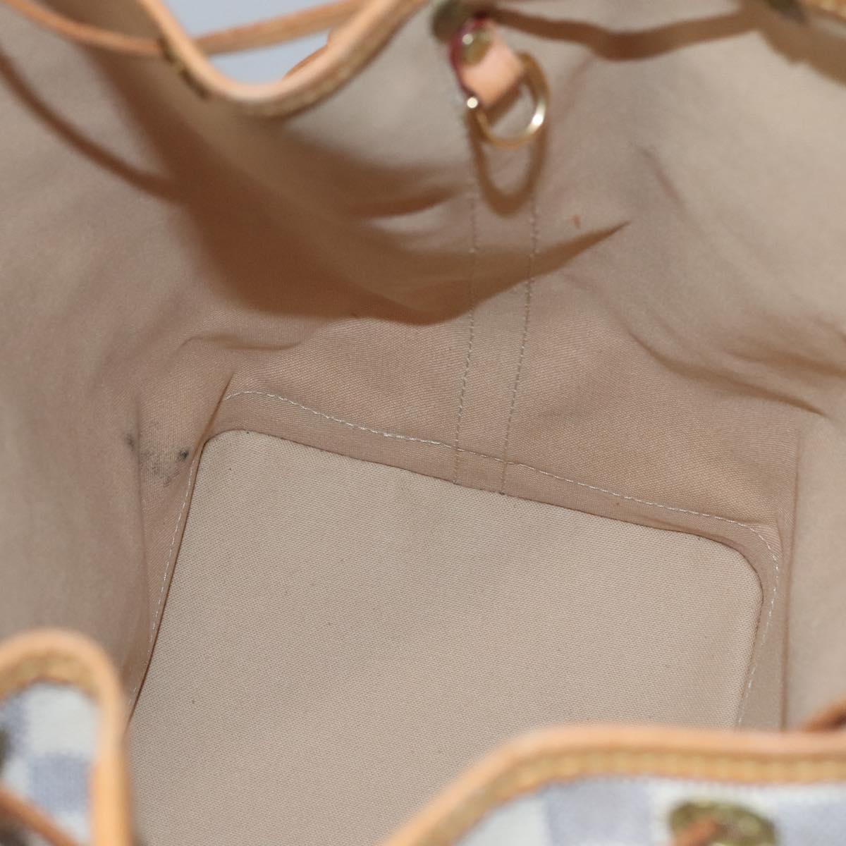 Louis Vuitton Noe Handbag Damier, WHITE, CANVAS, Handbag