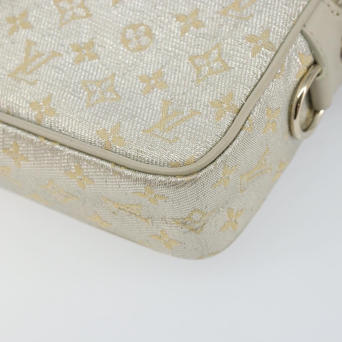 Louis Vuitton McKenna Shoulder Bag Mini Lin, GOLD, CANVAS, Shoulder bag
