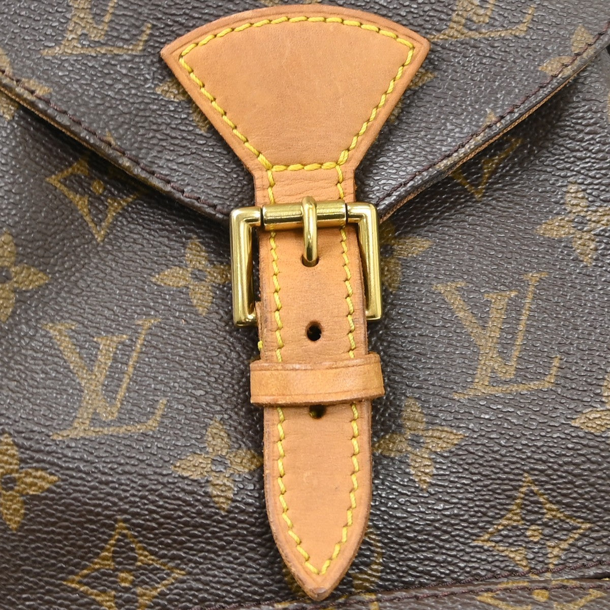 Louis Vuitton Vintage Montsouris Backpack Monogram Canvas, Brown, Canvas, Backpack