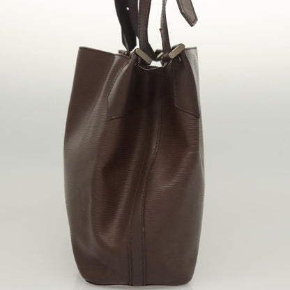 Louis Vuitton Mandara Handbag Epi Leather, BROWN, LEATHER, Shoulder bag