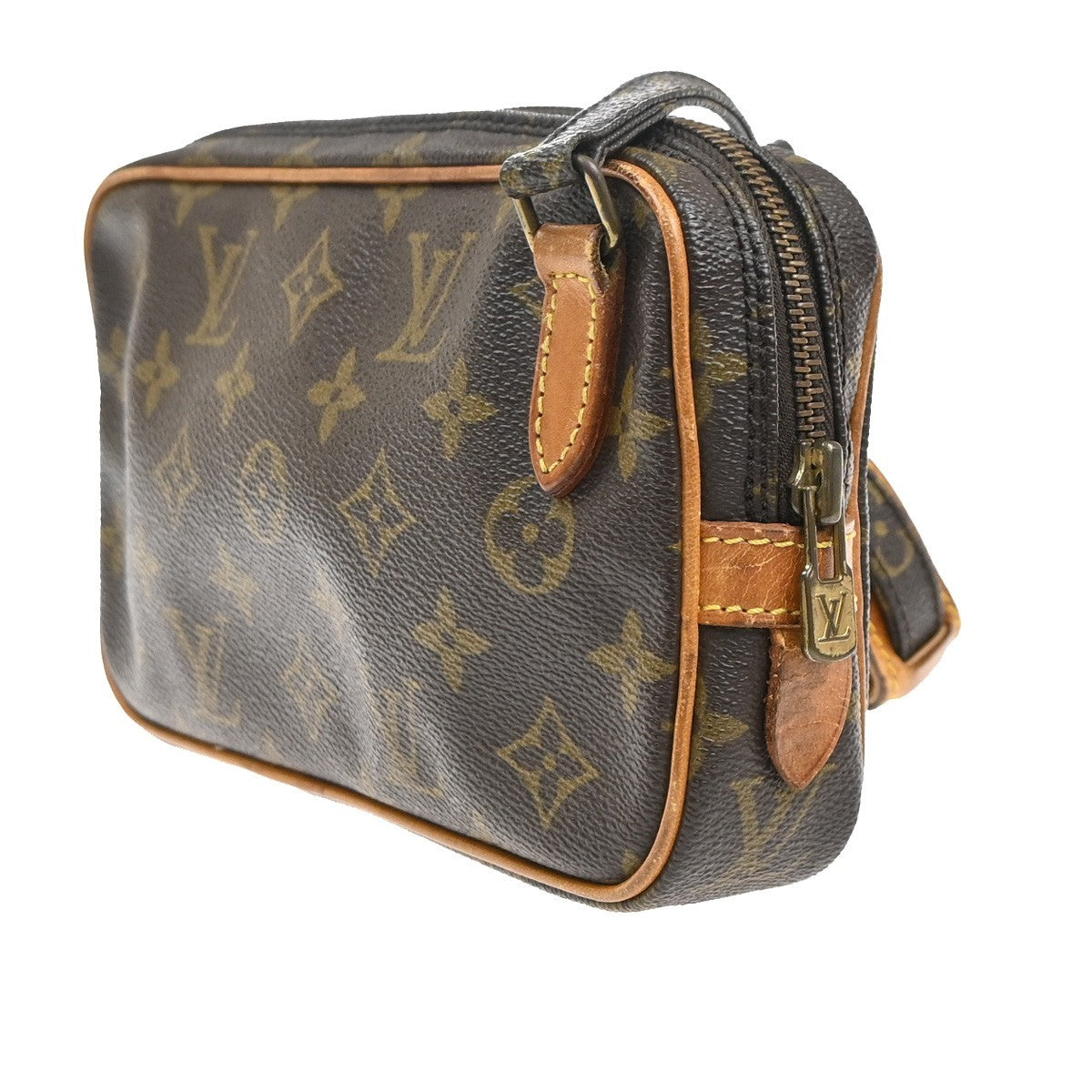 Louis Vuitton Pochette Marly Bandouliere Bag Monogram Canvas, Brown, Canvas, Shoulder Bag