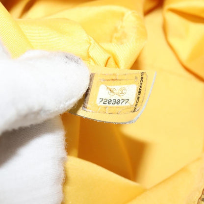 Chanel Travel Line Barrel Bag Nylon, YELLOW, NYLON, Travel bag