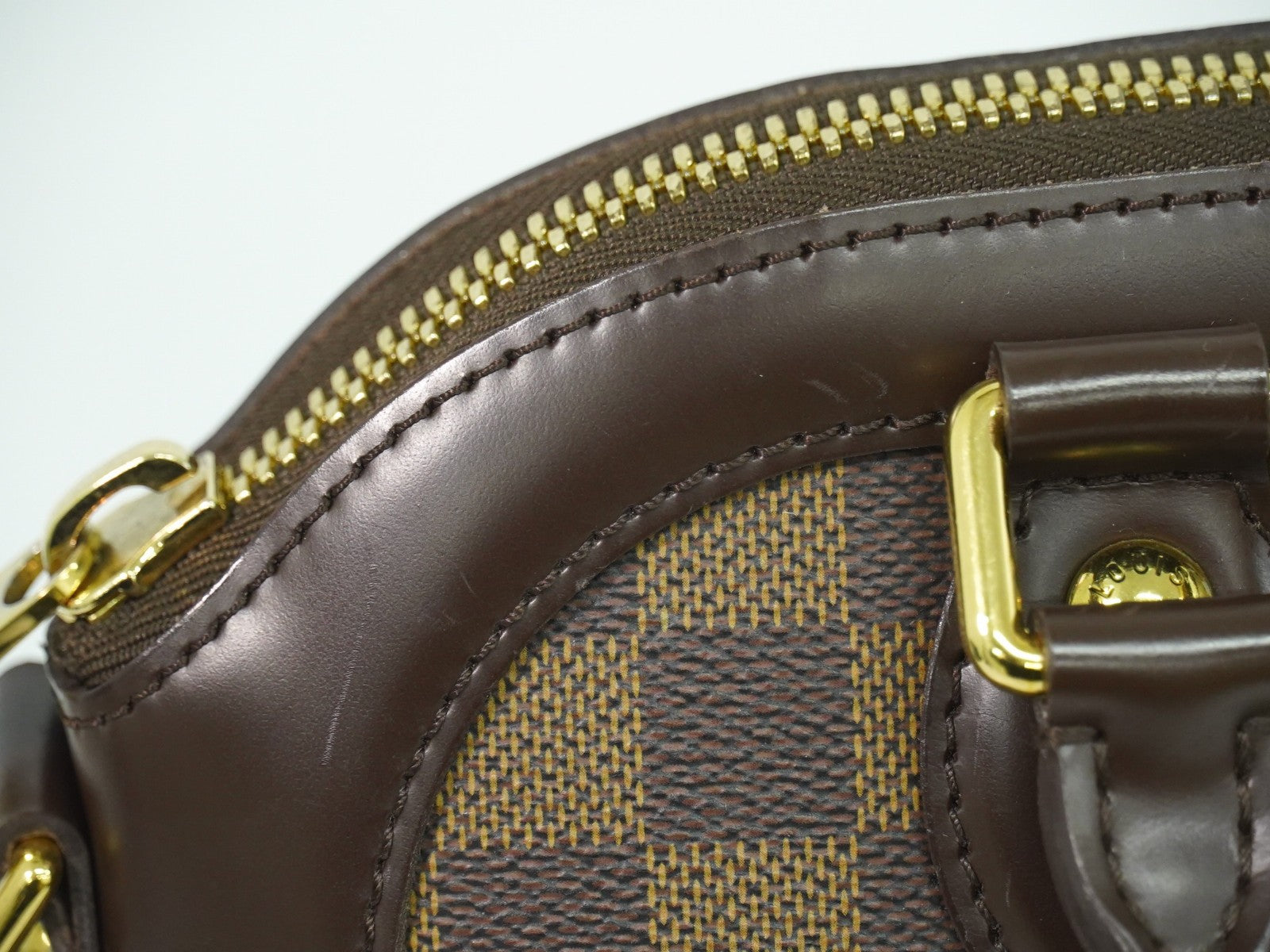 Louis Vuitton Trevi Handbag Damier, BROWN, CANVAS, Handbag