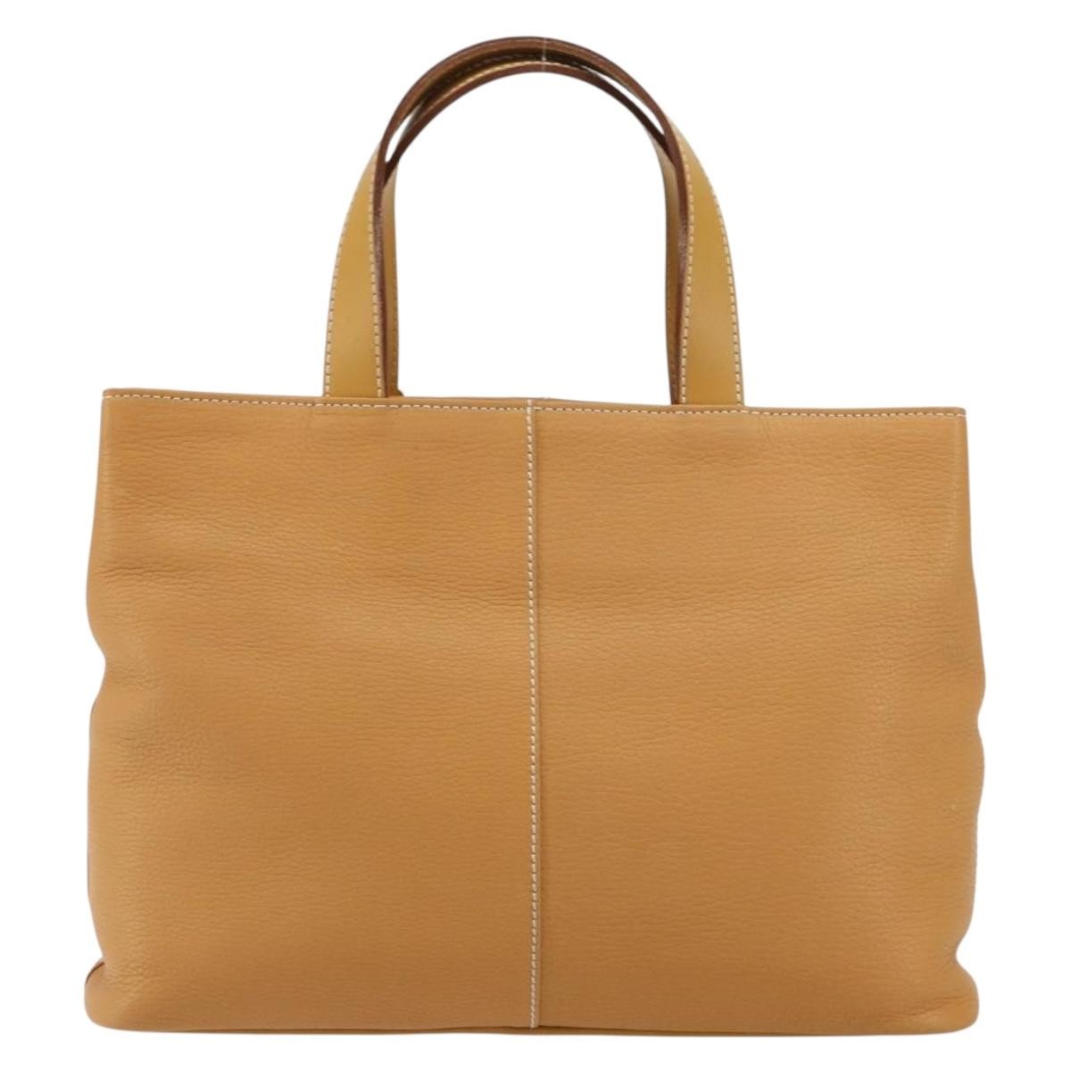 Burberry Vintage tote bag Leather, Beige, Leather, Tote Bag