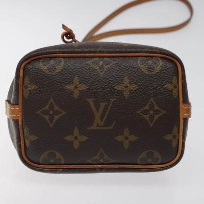 Louis Vuitton Nano Noe Shoulder Bag Monogram Canvas, BROWN, CANVAS, Shoulder bag
