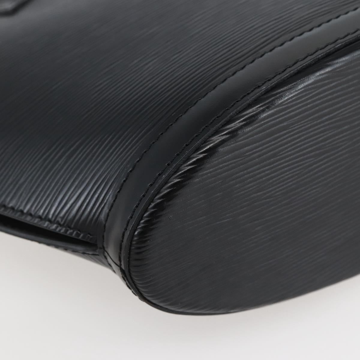 Louis Vuitton Saint Jacques Handbag Epi Leather, BLACK, LEATHER, Handbag