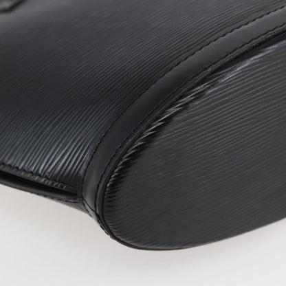 Louis Vuitton Saint Jacques Handbag Epi Leather, BLACK, LEATHER, Handbag