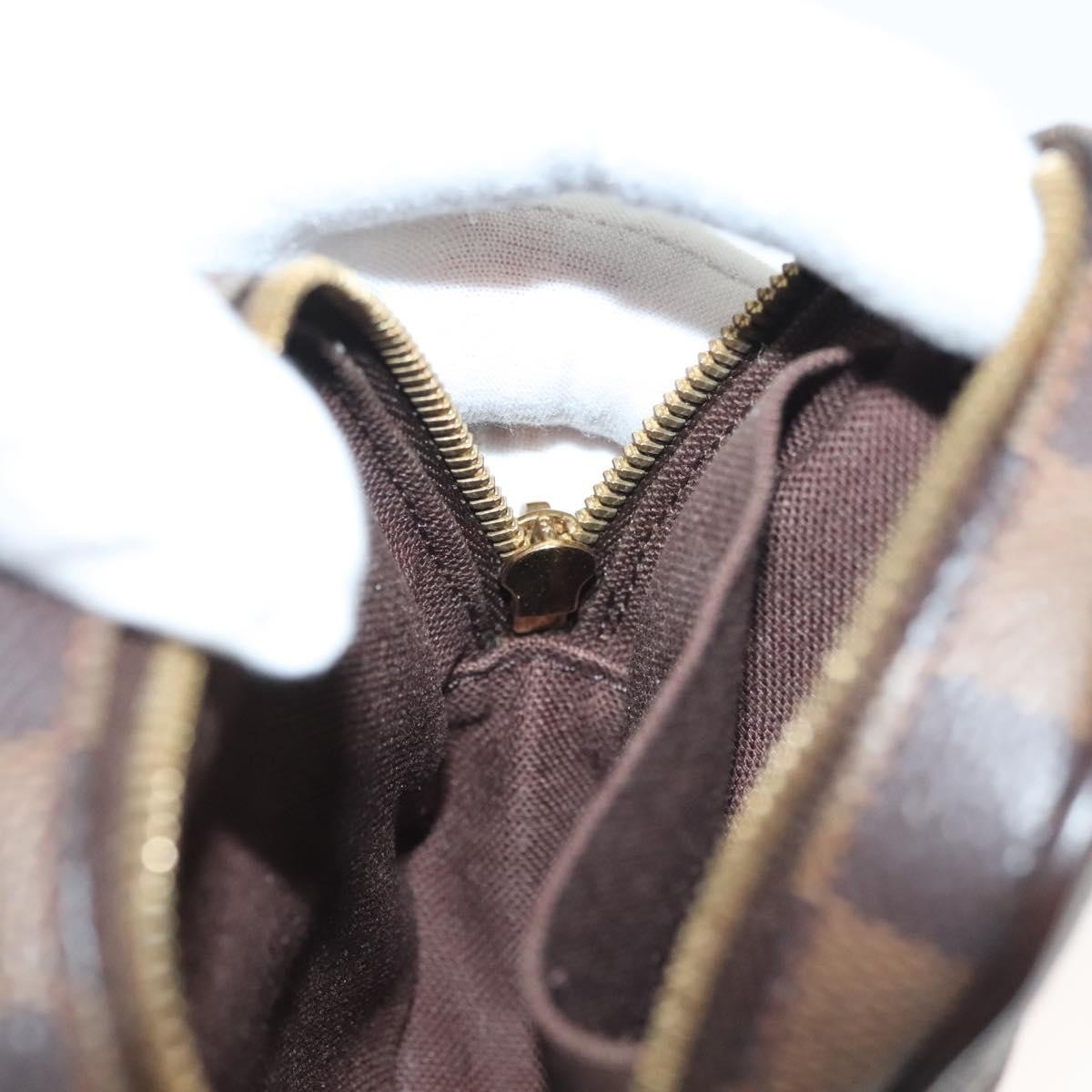 Louis Vuitton Etui Okapi Camera Case Damier, BROWN, CANVAS, Clutche & pouche