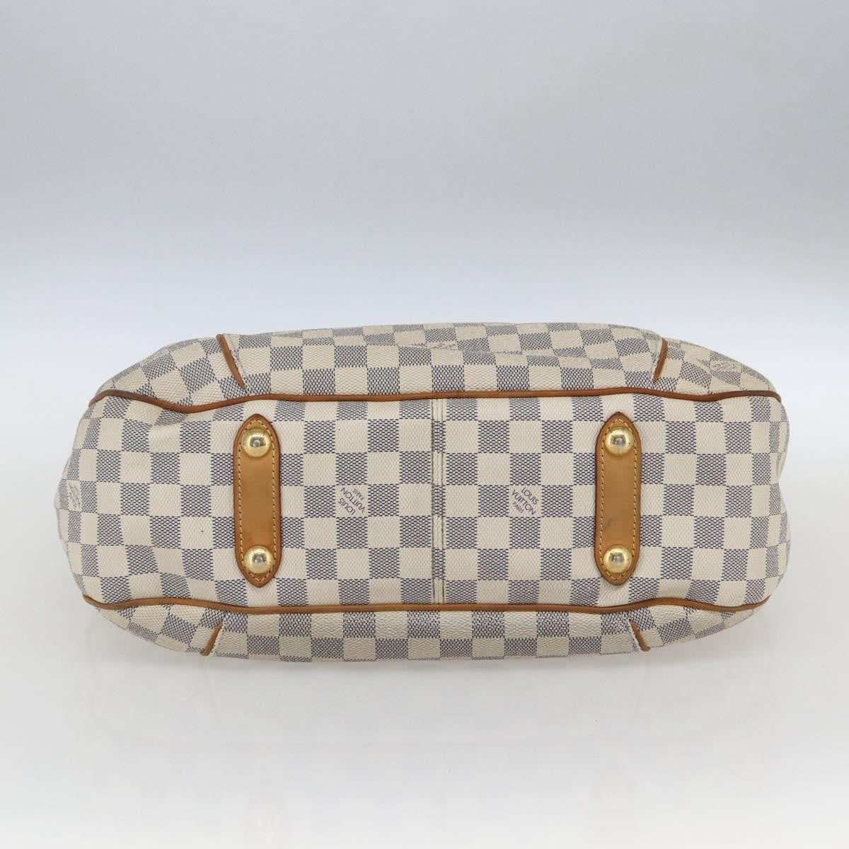 Louis Vuitton Galliera Handbag Damier, BEIGE, CANVAS, Shoulder bag