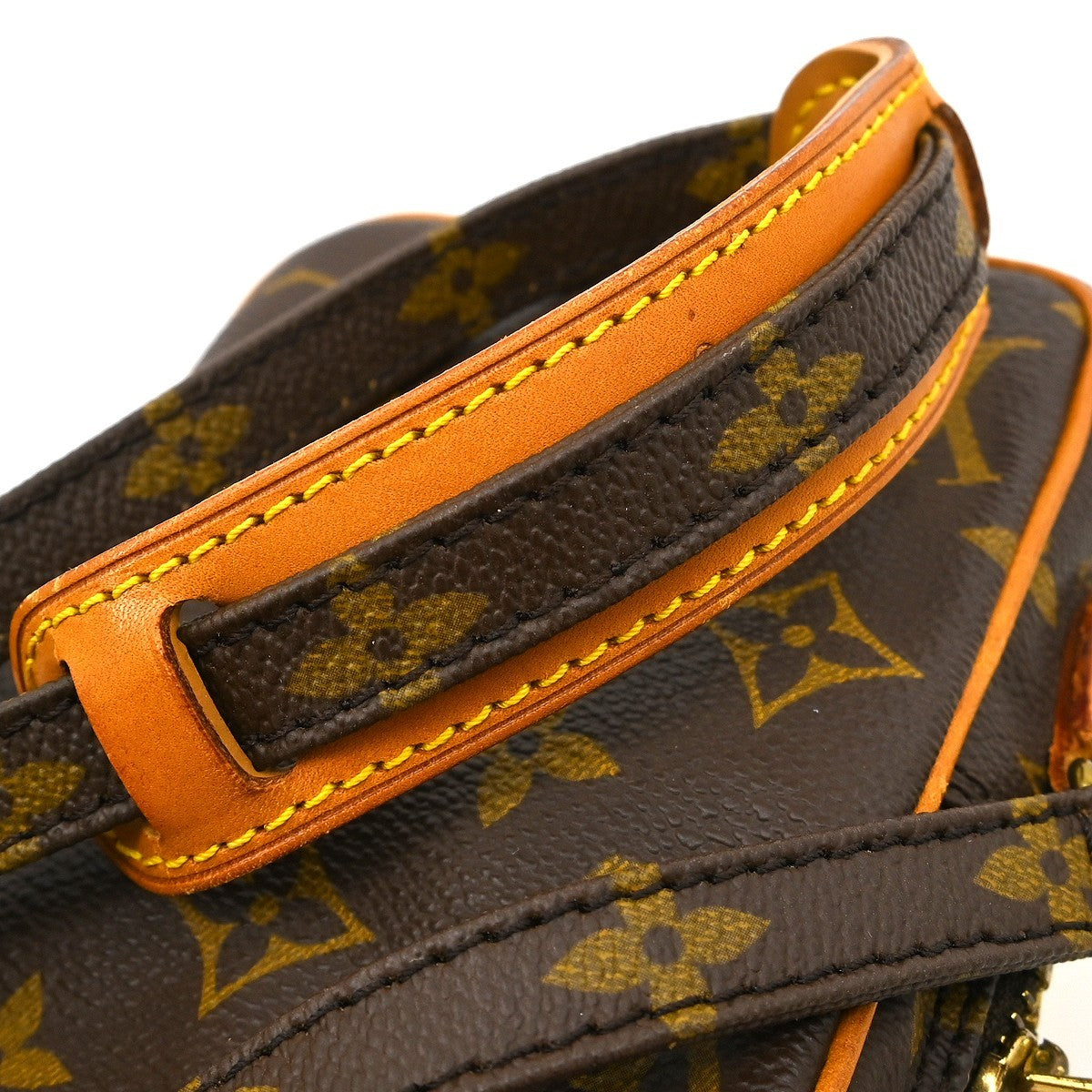 Louis Vuitton Danube Handbag Monogram Canvas, Brown, Canvas, Shoulder Bag