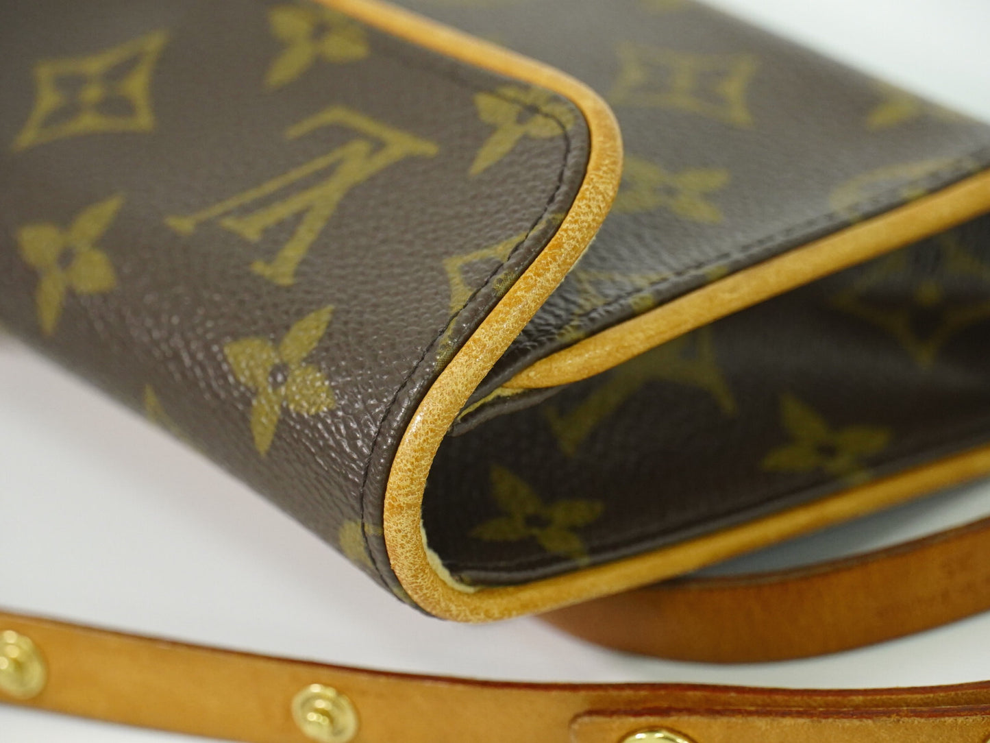 Louis Vuitton Florentine Waist Bag Monogram Canvas, BROWN, CANVAS, Clutche & pouche