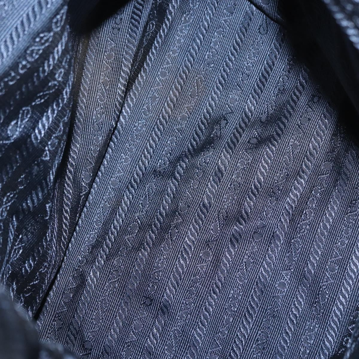 Prada Chain Shoulder Bag Tessuto, Navy, Nylon, Shoulder Bag
