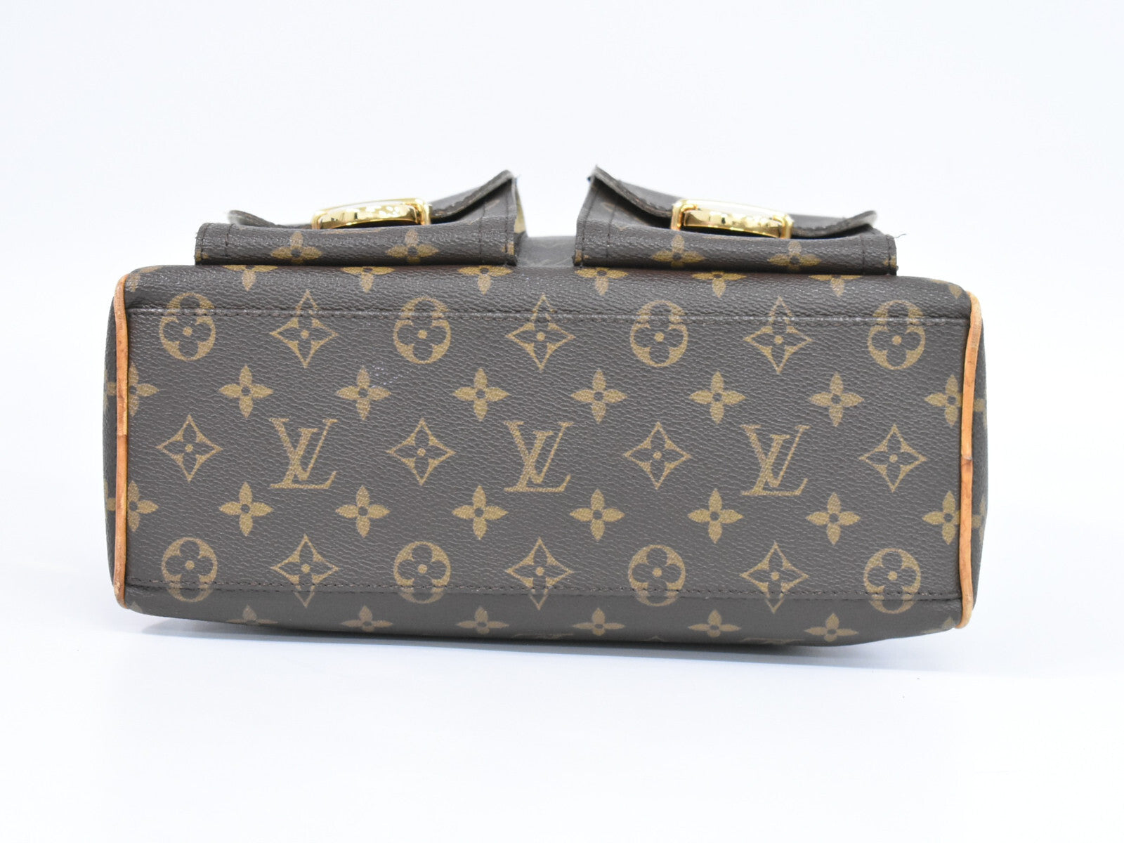 Louis Vuitton Manhattan Handbag Monogram Canvas, BROWN, CANVAS, Handbag