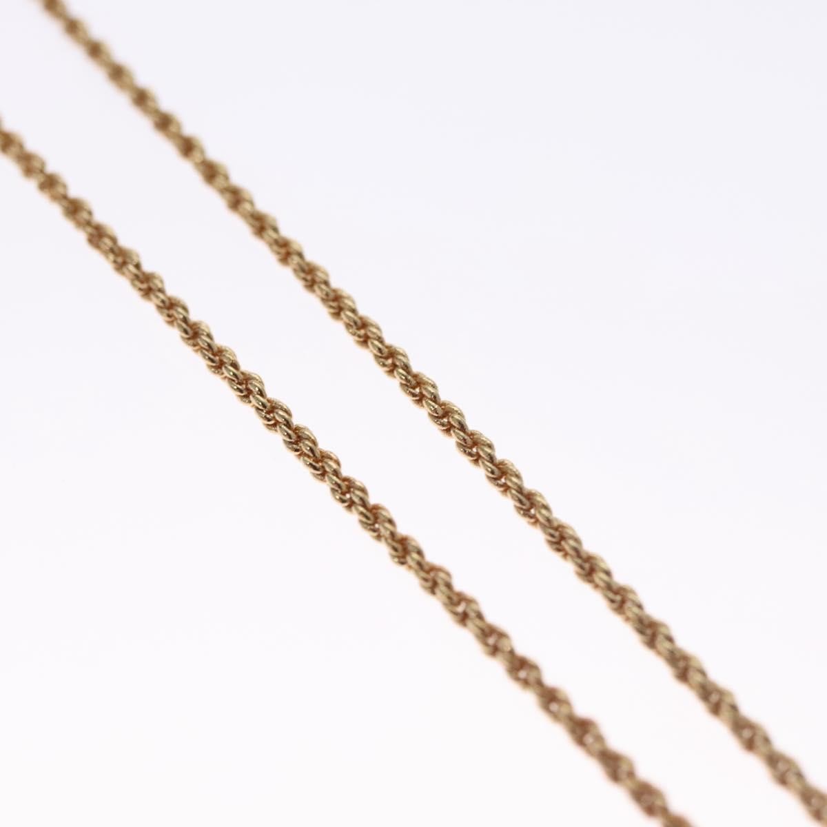 Christian Dior CD Pendant Necklace Metal, GOLD, METAL, Necklace