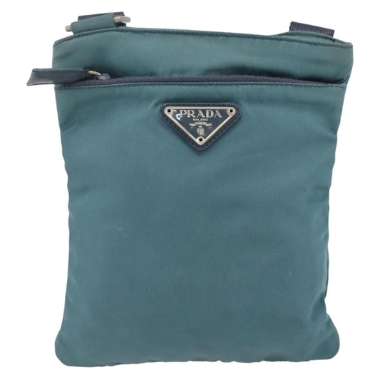 Prada Vintage Shoulder Bag Tessuto, BLUE, NYLON, Shoulder bag