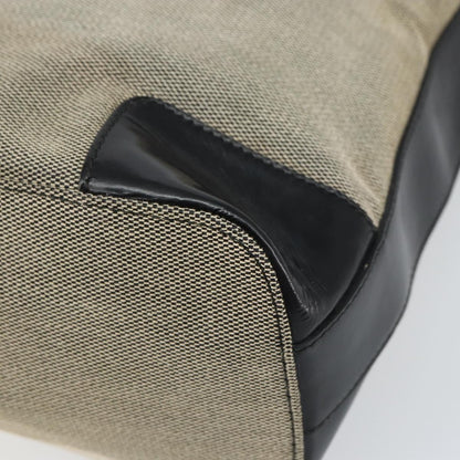 Gucci Vintage Hobo Canvas, GRAY, CANVAS, Shoulder bag