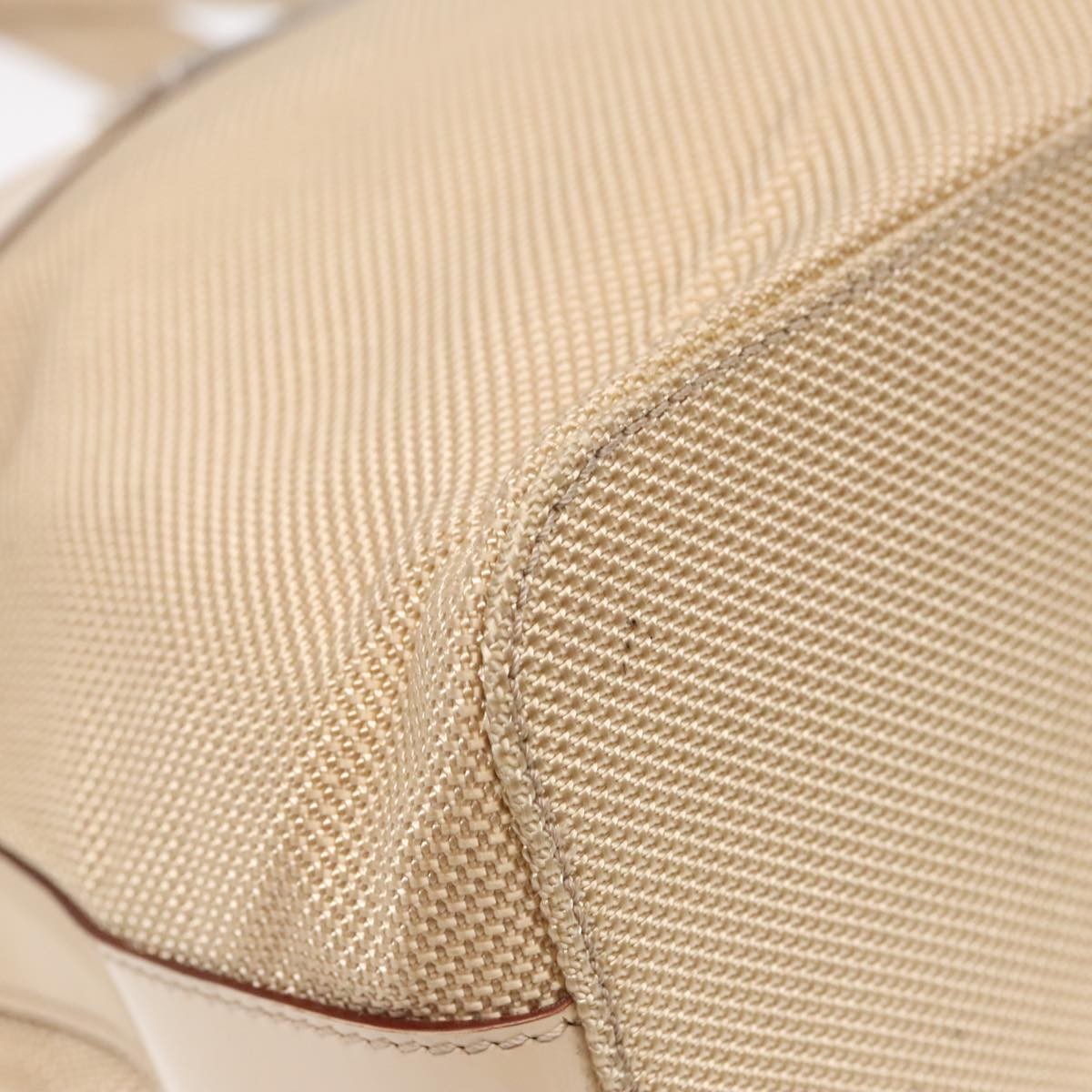 Celine Vintage Shoulder Bag Canvas, BEIGE, CANVAS, Shoulder bag