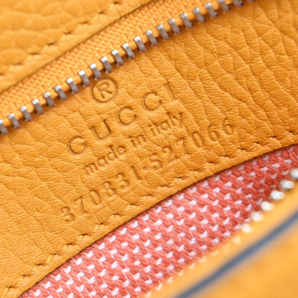 Gucci Bamboo Daily Top Handle Bag Leather, Orange, Leather, Handbag