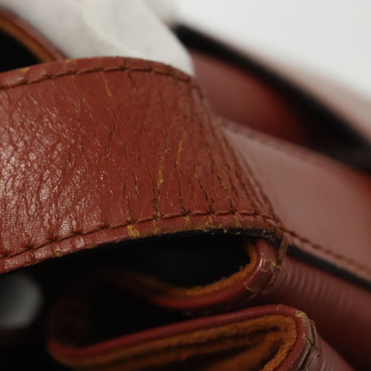 Louis Vuitton Vintage Sac d'Epaule Handbag Epi Leather, BROWN, LEATHER, Handbag