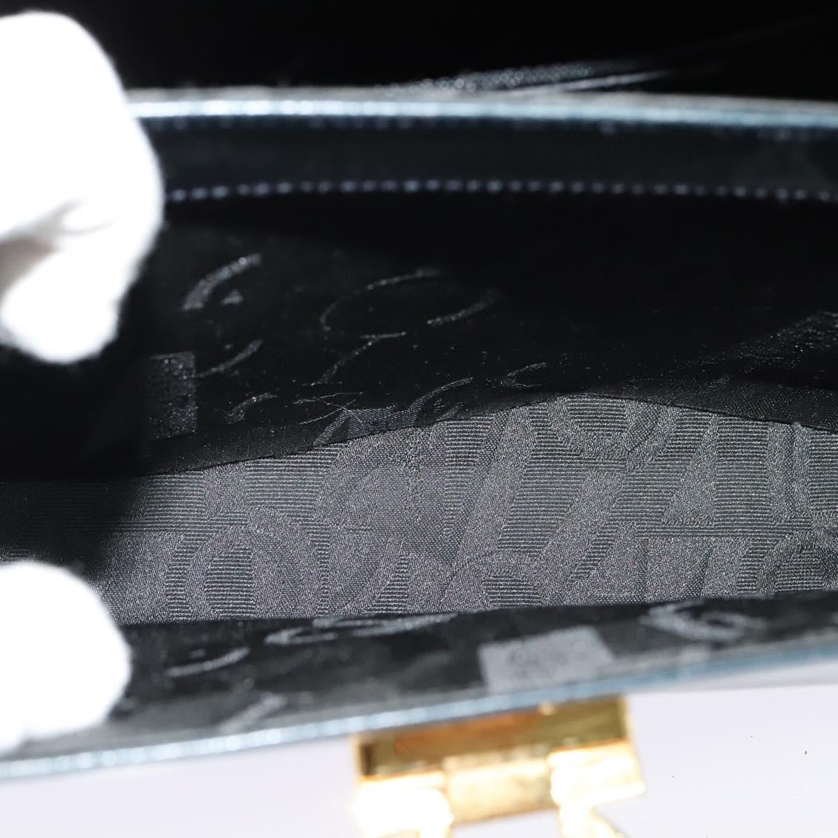 Salvatore Ferragamo Convertible Top Handle Bag Leather, NAVY, LEATHER, Handbag