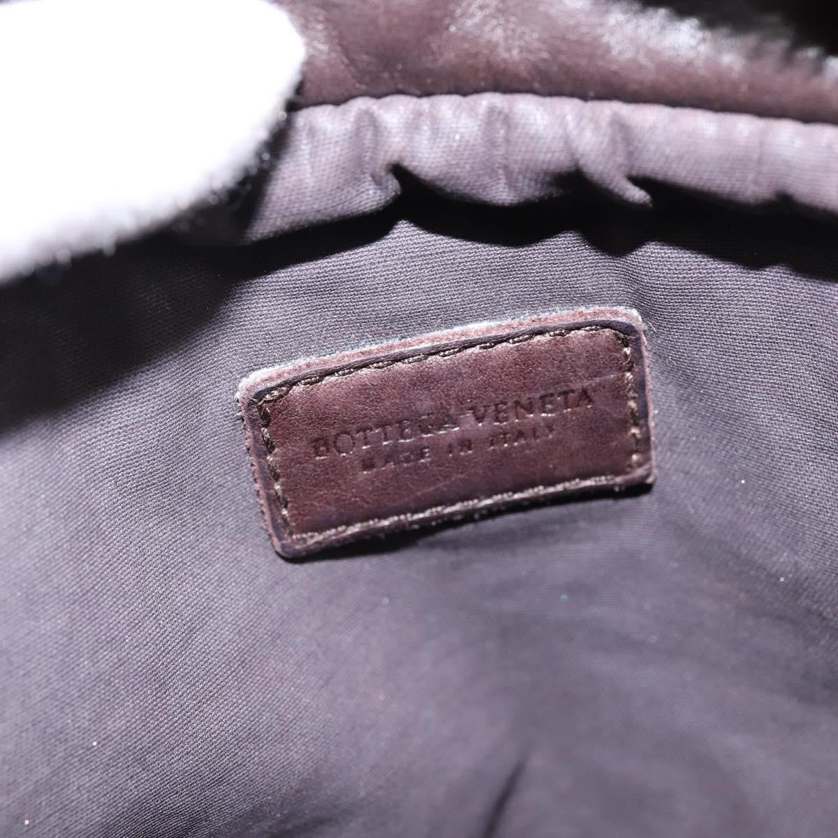 Bottega Veneta Front Pocket Messenger Bag Intrecciato Nappa, BROWN, LEATHER, Crossbody bag