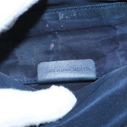 Christian Dior Vintage Saddle Coin Purse Diorissimo Canvas, NAVY, CANVAS, Clutche & pouche