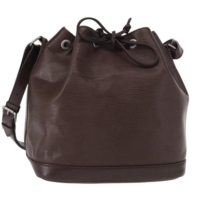 Louis Vuitton Petit Noe Handbag Epi Leather, BROWN, LEATHER, Shoulder bag