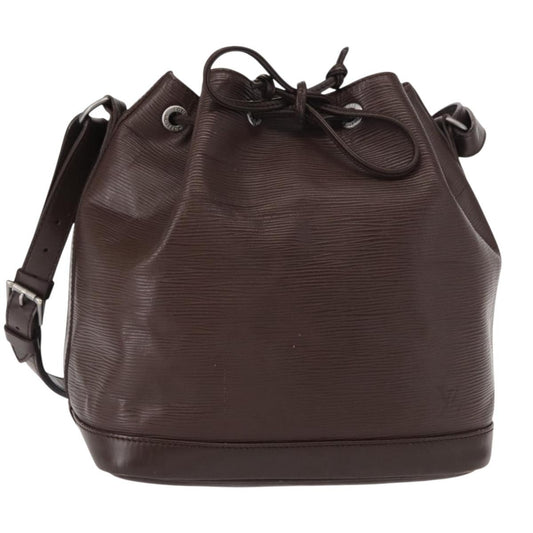 Louis Vuitton Petit Noe Handbag Epi Leather, BROWN, LEATHER, Shoulder bag