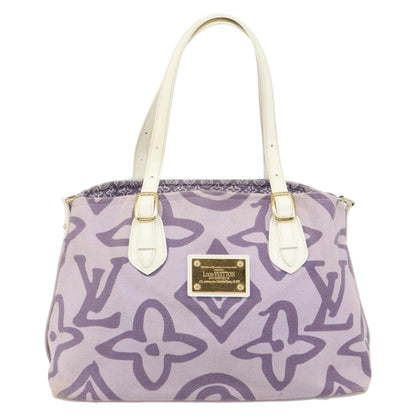Louis Vuitton Tahitienne Cabas Canvas, PURPLE, CANVAS, Tote bag