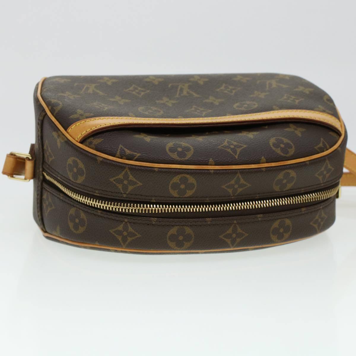 Louis Vuitton Blois Handbag Monogram Canvas, BROWN, CANVAS, Handbag