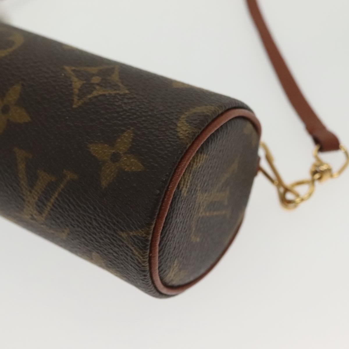 Louis Vuitton Papillon Pochette Monogram Canvas, BROWN, CANVAS, Handbag