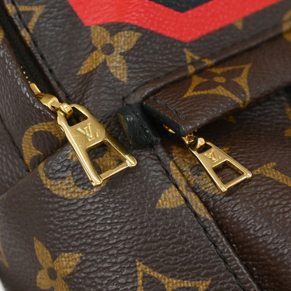 Louis Vuitton Palm Springs Backpack Limited Edition World Tour Monogram Canvas, BROWN, CANVAS, Backpack