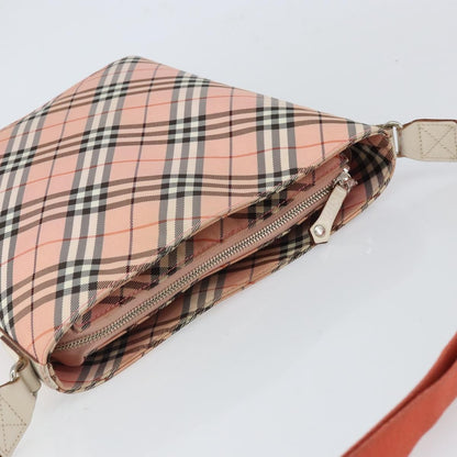 Burberry Nova check Shoulder bag Canvas, PINK, CANVAS, Shoulder bag