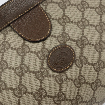 Gucci GG Supreme Clutch bag PVC, BEIGE, PVC, Clutche & pouche