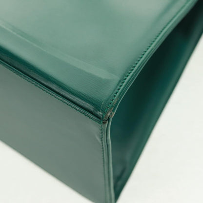 Christian Dior Vintage Handbag Leather, GREEN, LEATHER, Handbag