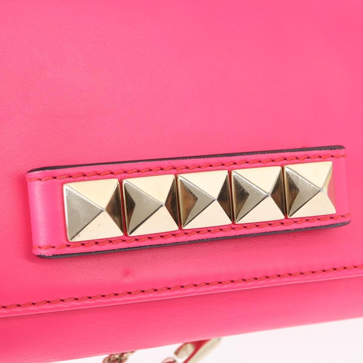 Valentino Garavani Va Va Voom Clutch Leather, Pink, Leather, Shoulder Bag