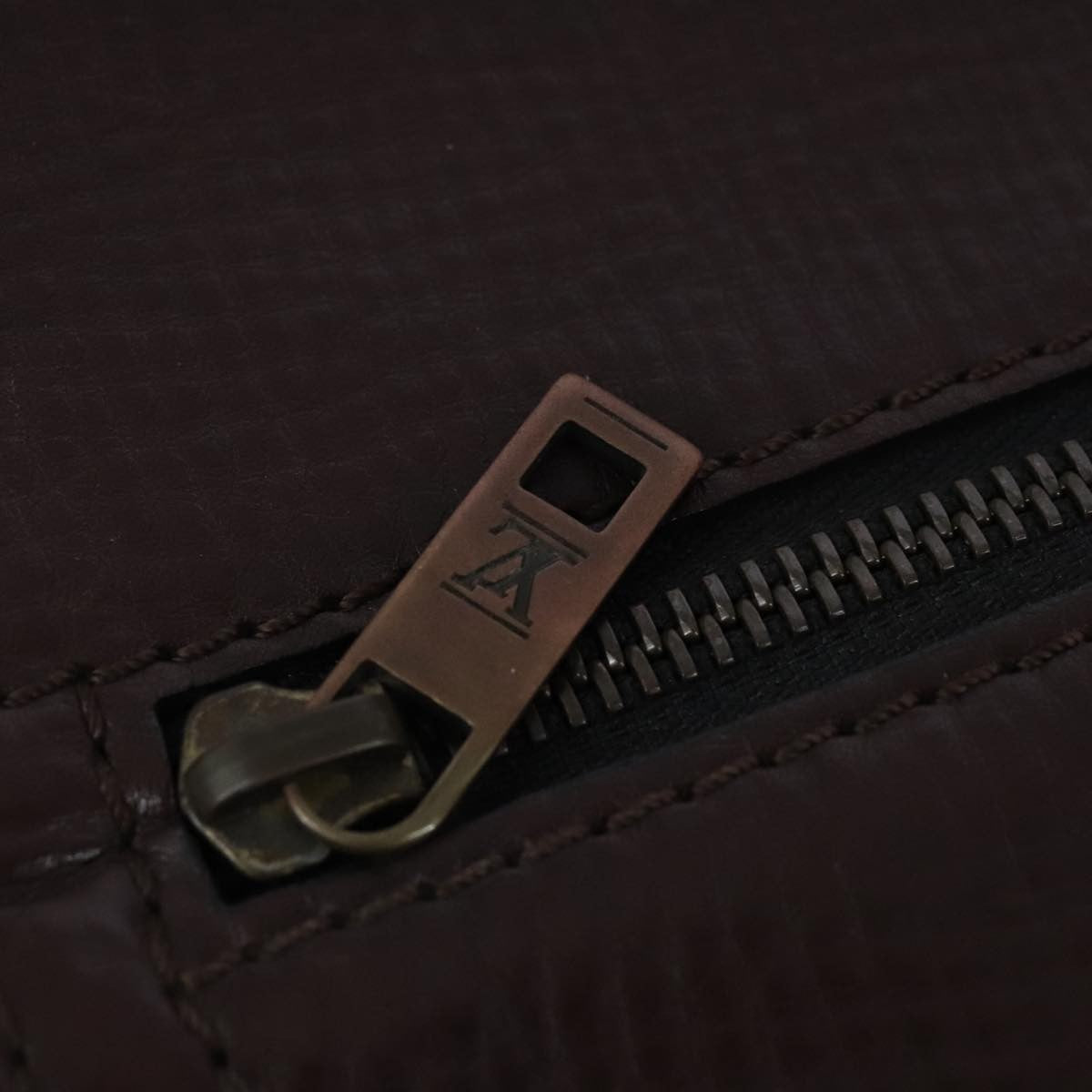 Louis Vuitton Shawnee Messenger Bag Utah Leather, BROWN, LEATHER, Shoulder bag