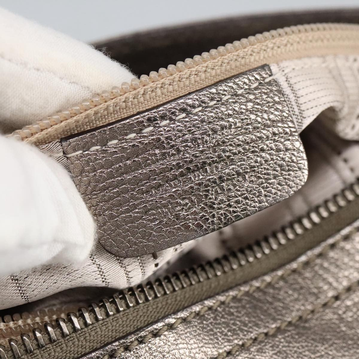 Salvatore Ferragamo Sofia Satchel Leather, SILVER, LEATHER, Handbag