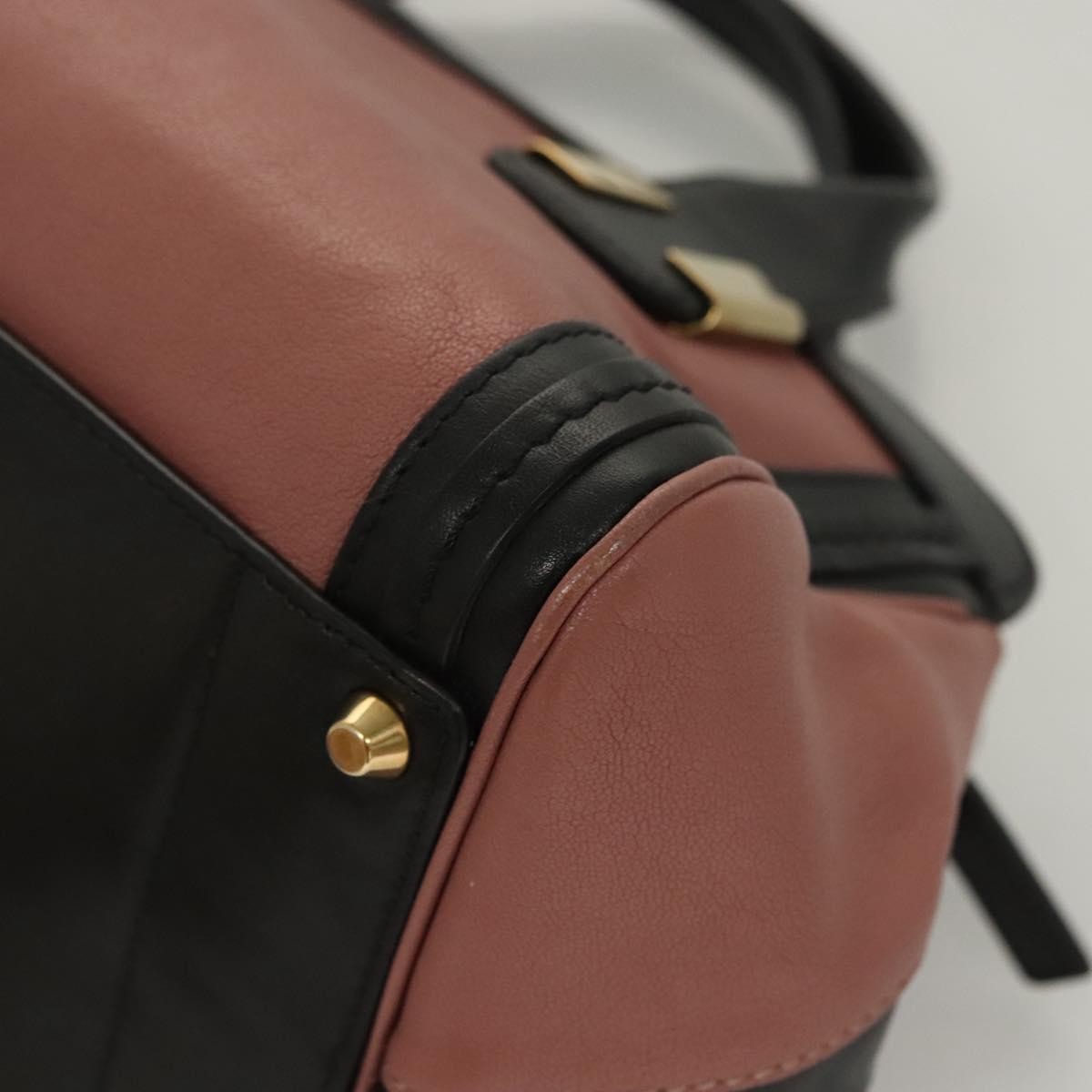 Chloe Alice Satchel Leather, PINK, LEATHER, Handbag